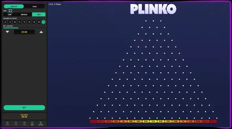 Plinko Betsoft tomonidan